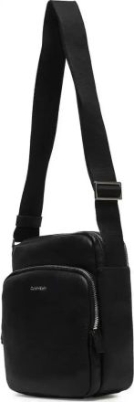 ΤΣΑΝΤΑ CALVIN KLEIN RAISED POCKET REPORTER BLACK