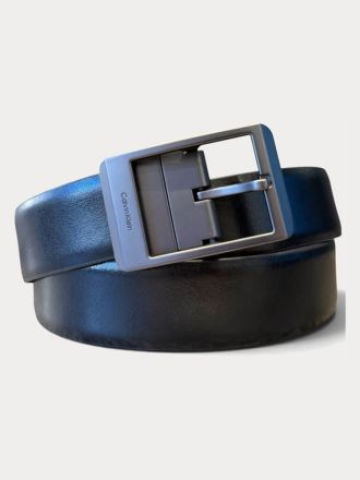 ΖΩΝΗ CALVIN KLEIN BELT BLACK/CK DARK BROWN