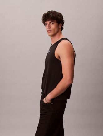ΑΜΑΝΙΚΟ T-SHIRT CALVIN KLEIN BLACK