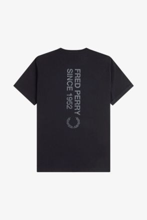 T-SHIRT FRED PERRY BOLD BRANDING BLACK