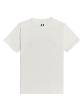 T-SHIRT FRED PERRY ARCH BRANDED WHITE