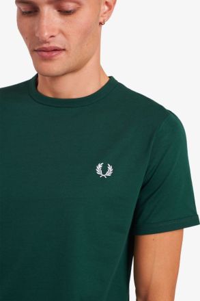 T-SHIRT FRED PERRY RINGER IVY/GREEN