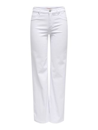 ΤΖΙΝ ONLY BLUSH MID STRAIGHT DNM WHITE