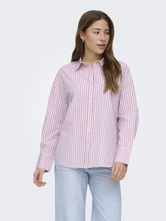ΠΟΥΚΑΜΙΣΟ ONLY OREGON ALVA LS REG PINK BORDEAUX