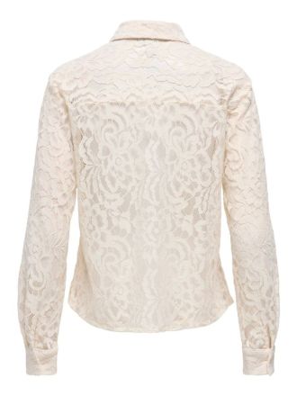 ΠΟΥΚΑΜΙΣΟ ONLY ONLBIRUN L/S LACE SHIRT WVN BIRCH