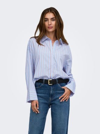 ΠΟΥΚΑΜΙΣΟ ONLY ONLOREGON ALVA LS REG SHIRT NOOS WVN DUSTY BLUE FIG