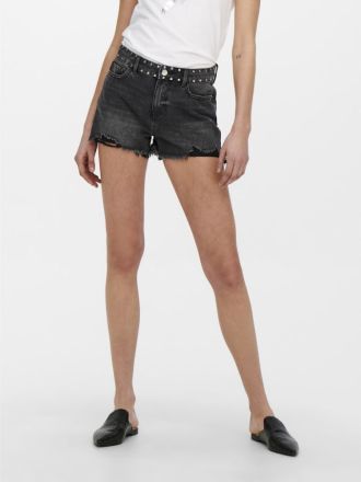 ΤΖΙΝ SHORTS ONLY ONLPACY HW STUDDED DNM BLACK