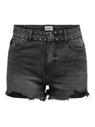 ΤΖΙΝ SHORTS ONLY ONLPACY HW STUDDED DNM BLACK