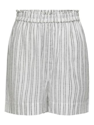 SHORTS ONLY ONLTOKYO LIFE LIN BL STR SHORTS PNT WHITE