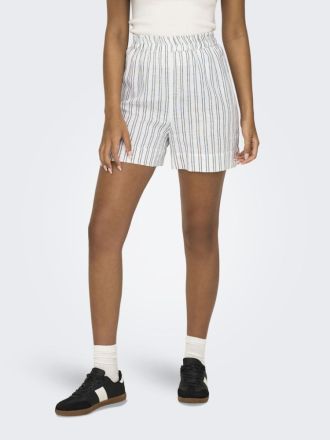 SHORTS ONLY ONLTOKYO LIFE LIN BL STR SHORTS PNT WHITE