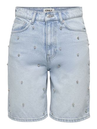 ΒΕΡΜΟΥΔΑ ΤΖΙΝ ONLY HOPE HW RHS LOOSE LONG LIGHT BLUE DENIM