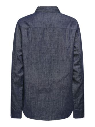 ΠΟΥΚΑΜΙΣΟ ONLY RUBY LS DNM SHIRT AKM DARK BLUE DENIM