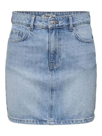 ΦΟΥΣΤΑ ONLY MATILDA SHORT SKIRT DNM PIM MOCH MEDIUM BLUE DENIM
