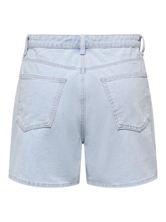 ΓΥΝΑΙΚΕΙΟ SHORTS ONLY PHINE LIFE LIGHT BLUE BLEACHED DENIM