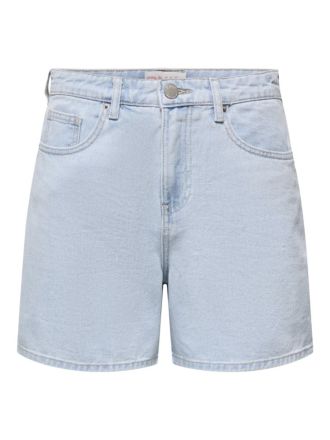 ΓΥΝΑΙΚΕΙΟ SHORTS ONLY PHINE LIFE LIGHT BLUE BLEACHED DENIM