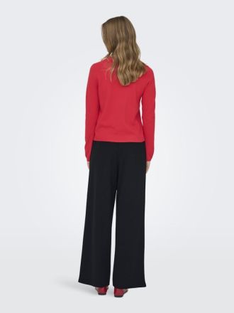 ΠΑΝΤΕΛΟΝΙ ONLY ONLTILDA LIFE 6-BUTTON PANTS BLACK