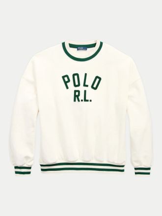 ΦΟΥΤΕΡ POLO RALPH LAUREN L/S 7/15 CONCEPT POLO VINTAGE FLEECE NEVIS WHITE