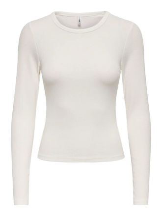 ΜΠΛΟΥΖΑ ONLY NORA L/S O NECK TOP CS JRS CLOUD DANCER