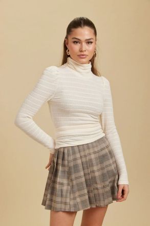 ΜΠΛΟΥΖΑ RUT & CIRCLE TURTLENECK AMY BEIGE