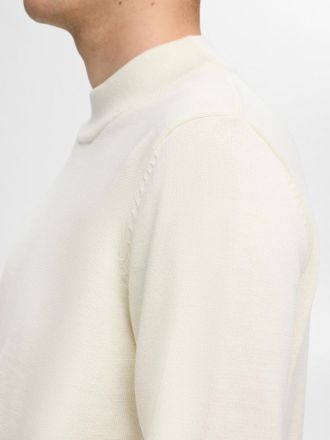 ΖΙΒΑΓΚΟ SELECTED SLHROBERT LS KNIT MOCK NECK TOFU