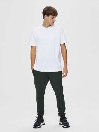 T-SHIRT SELECTED SLHCOLMAN SS O-NECK TEE BRIGHT WHITE