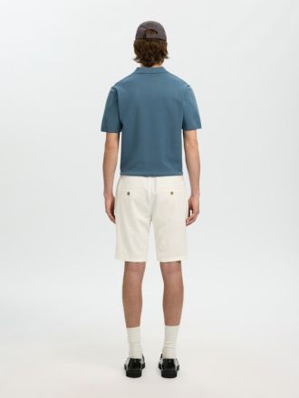 ΒΕΡΜΟΥΔΑ SELECTED SLHREGULAR BRODY LINEN SHORTS CLOUD DANCER