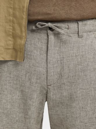 ΒΕΡΜΟΥΔΑ SELECTED SLHREGULAR BRODY LINEN SHORTS DELICIOSO
