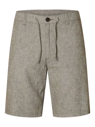 ΒΕΡΜΟΥΔΑ SELECTED SLHREGULAR BRODY LINEN SHORTS DELICIOSO