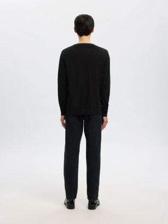 ΠΛΕΚΤΟ SELECTED SLHBERG CREW NECK BLACK