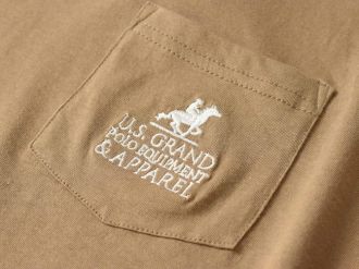 T-SHIRT U.S. GRAND POLO EQUIPMENT & APPAREL BEIGE