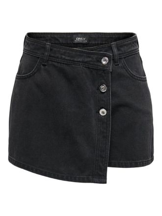SKORT ONLY LESLY REG LB DNM BLACK