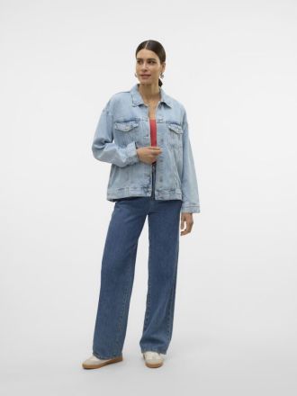 OVERSIZE DENIM JACKET VERO MODA TESSA LS LIGHT BLUE