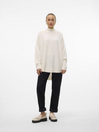 ΠΛΕΚΤΟ VERO MODA PLAZA LS HIGHNCK LONG PULLOVER BIRCH