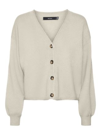 ΖΑΚΕΤΑ VERO MODA VMGOLD ROLL LS V-NECK CARDIGAN BIRCH