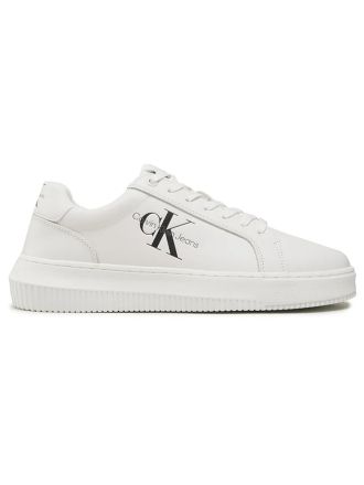 SNEAKER CALVIN KLEIN LEATHER TRAINERS WHITE