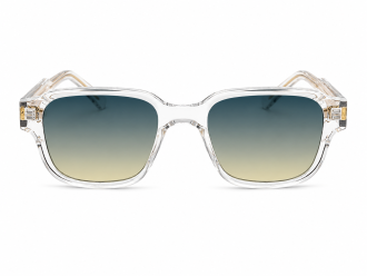 SUNGLASSES CV PARIS INJECTION TRANSPARENT / GREEN
