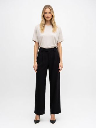 ΠΑΝΤΕΛΟΝΙ ONLY SVEA-GOA MW LINEN BL WIDE BLACK