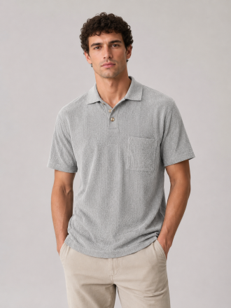 ΠΟΛΟ DSTREZZED DS_ONDRE POLO GREY MELANGE