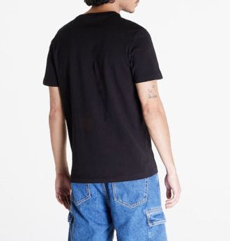 T-SHIRT CALVIN KLEIN DIFFUSED STACKED TEE CK BLACK