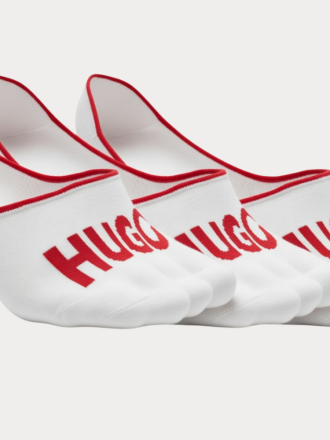 3ΤΕΜ. ΚΑΛΤΣΕΣ HUGO PLUSH LOGO WHITE