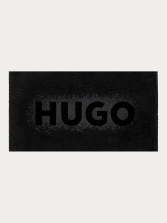 ΠΕΤΣΕΤΑ HUGO SPRAY LOGO TOWEL BLACK
