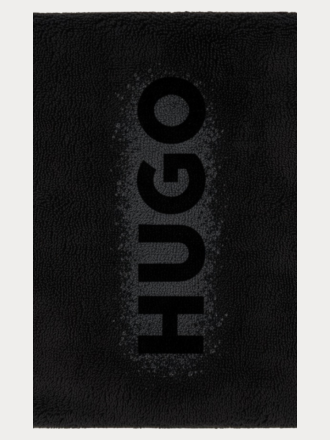 ΠΕΤΣΕΤΑ HUGO SPRAY LOGO TOWEL BLACK