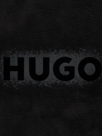 ΠΕΤΣΕΤΑ HUGO SPRAY LOGO TOWEL BLACK
