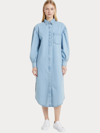 DENIM DRESS LEVI'S® W OSTERIA DUSTER NO TAKE BACKS LIGHT BLUE