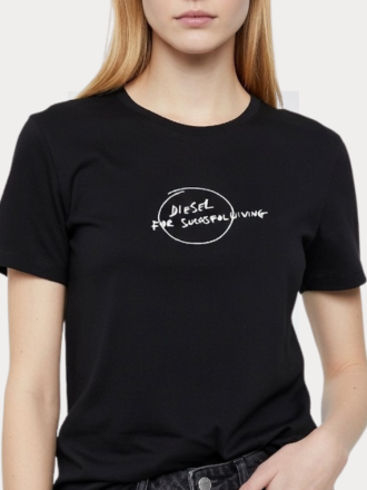 T-SHIRT DIESEL BLACK
