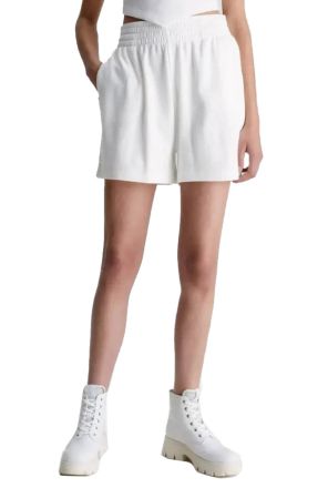 SHORTS CALVIN KLEIN WAFFLE LOOSE FIT BEIGE