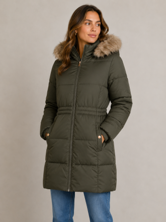 ΜΠΟΥΦΑΝ VERO MODA VMPINAR COAT GA BOO GREEN