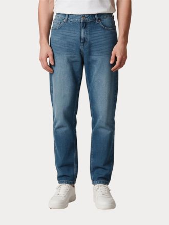 ΠΑΝΤΕΛΟΝΙ BOSTON TAPERED DENIM TROUSERS WASHED MED
