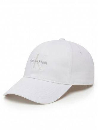 ΚΑΠΕΛΟ CALVIN KLEIN MONOLOGO EMBROIDERY BASEBALL WHITE