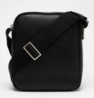 ΤΣΑΝΤΑ CALVIN KLEIN RAISED POCKET REPORTER BLACK